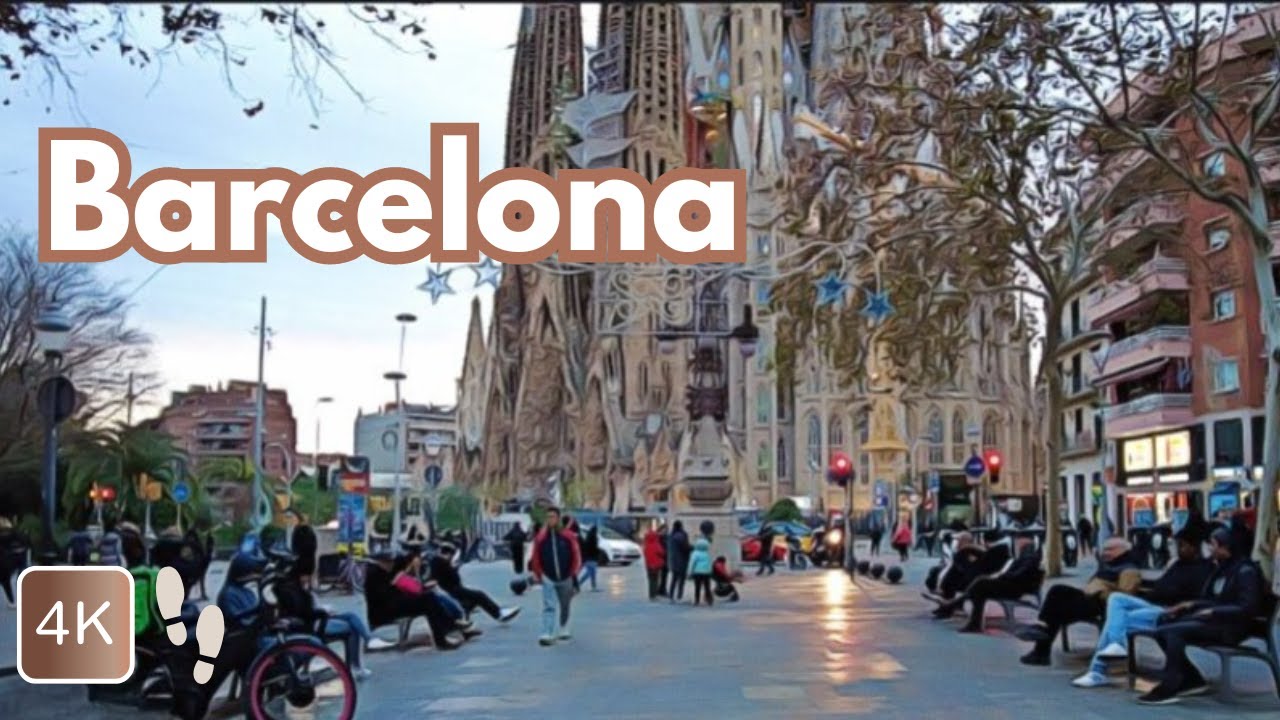 La SAGRADA FAMILIA, Barcelona España【4K】Walking Tour 2024 | el monumento más visitado de Europa