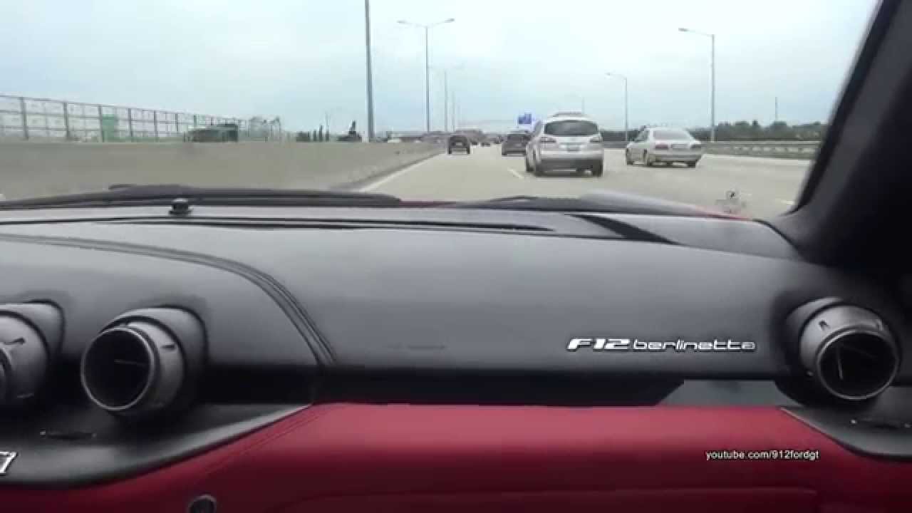 Novitec Ferrari F12 N-Largo onboard ride - LOUD TUNNEL SOUND!