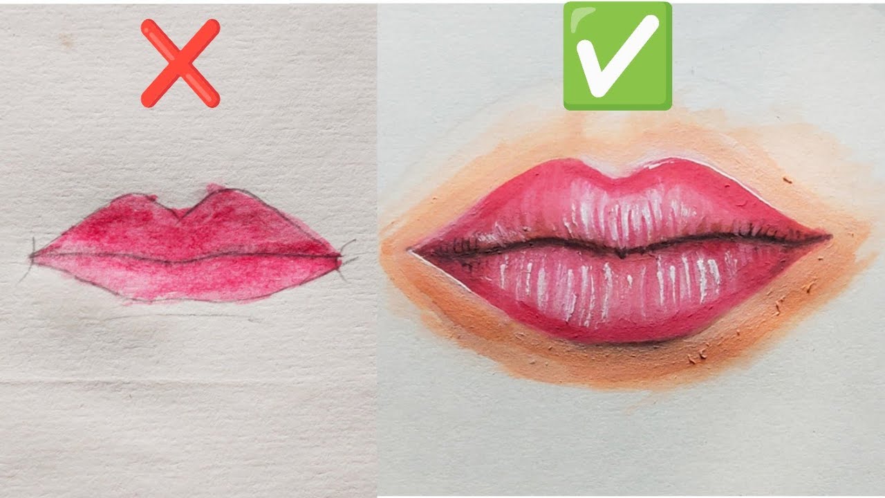 Easy lips painting tutorial|