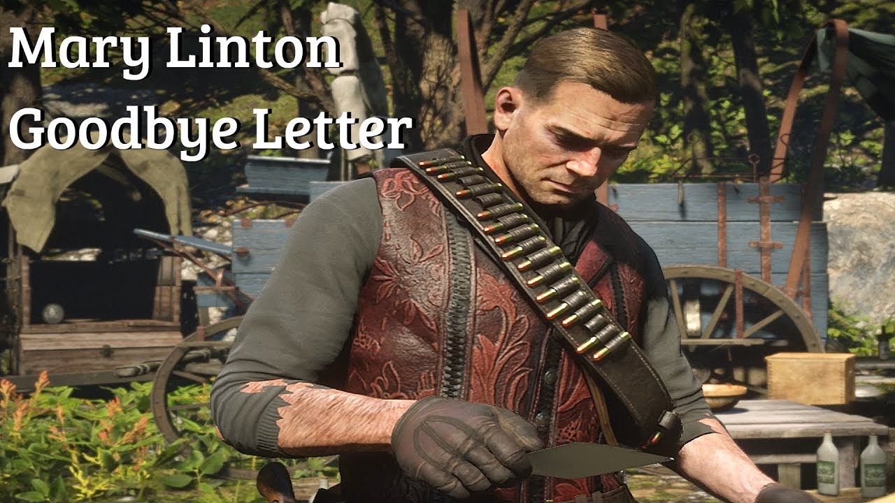 Red Dead Redemption 2 - Arthur Reads Mary Linton Goodbye Letter (Arthur Morgan's Ex Girlfriend)