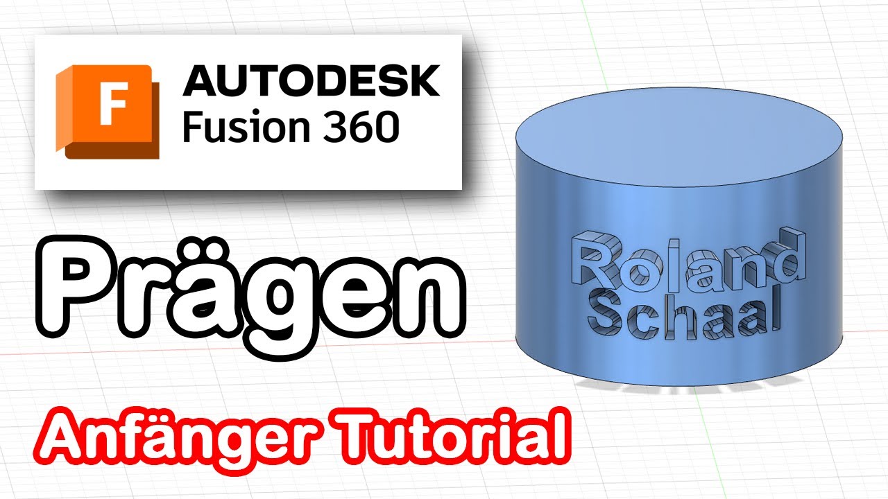 Fusion 360 [deutsch] - Prägen