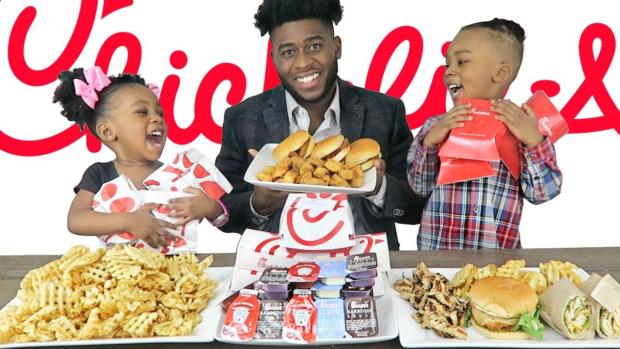 CHICK FIL A MUKBANG WITH REIGN AND ROYAL | HILARIOUS!