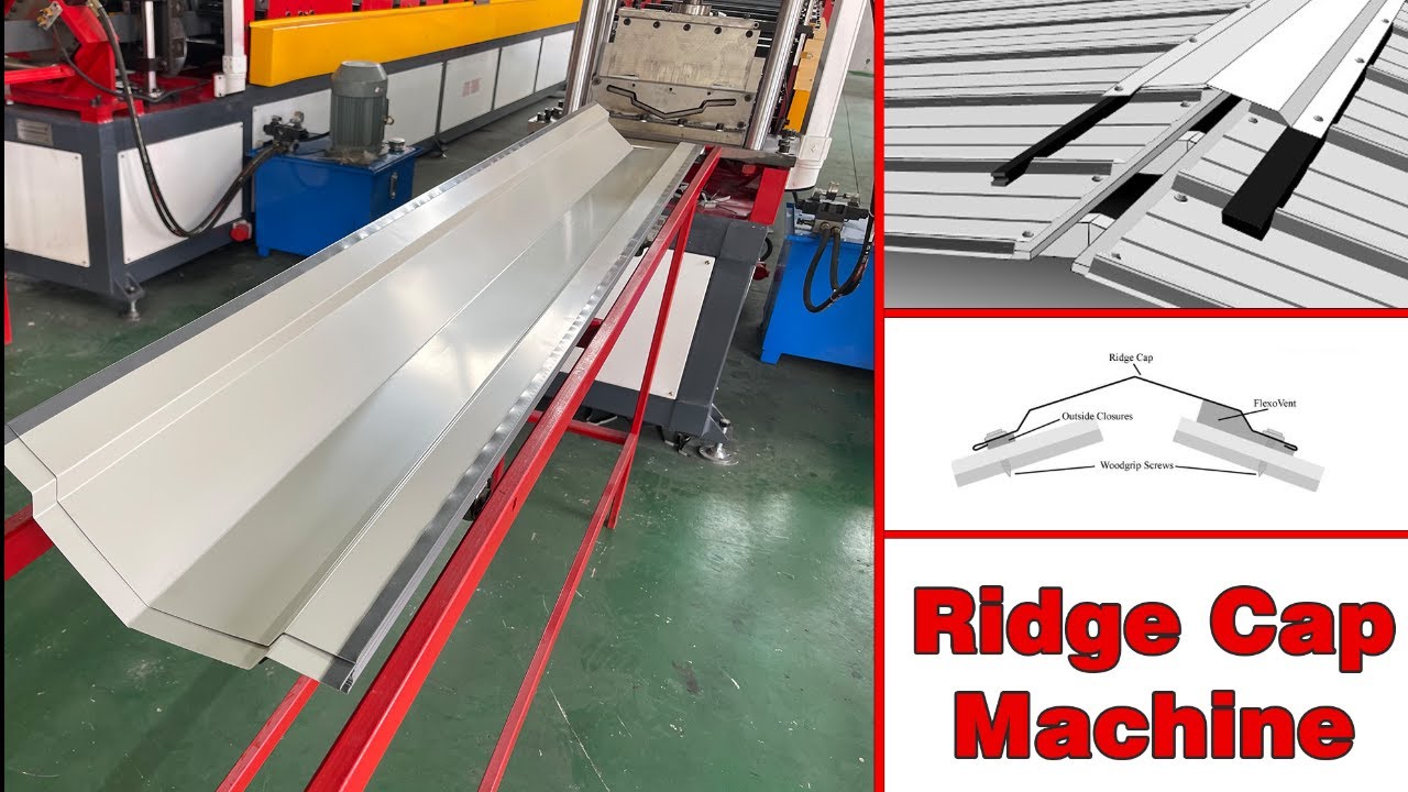 Trim & Flashing Roll Forming Machine | Ridge Cap Roll Forming Machine