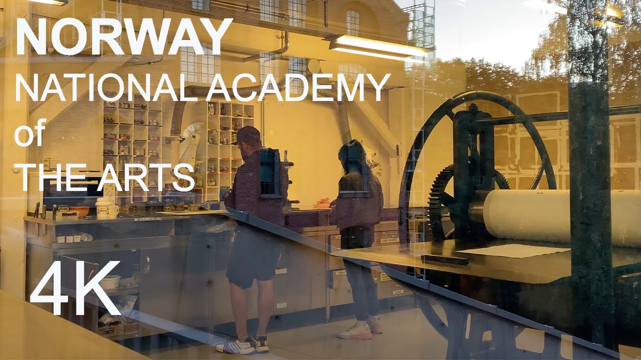 Oslo 4K NATIONAL ACADEMY OF THE ARTS 🇳🇴 Norway 2021 #osloelsa67