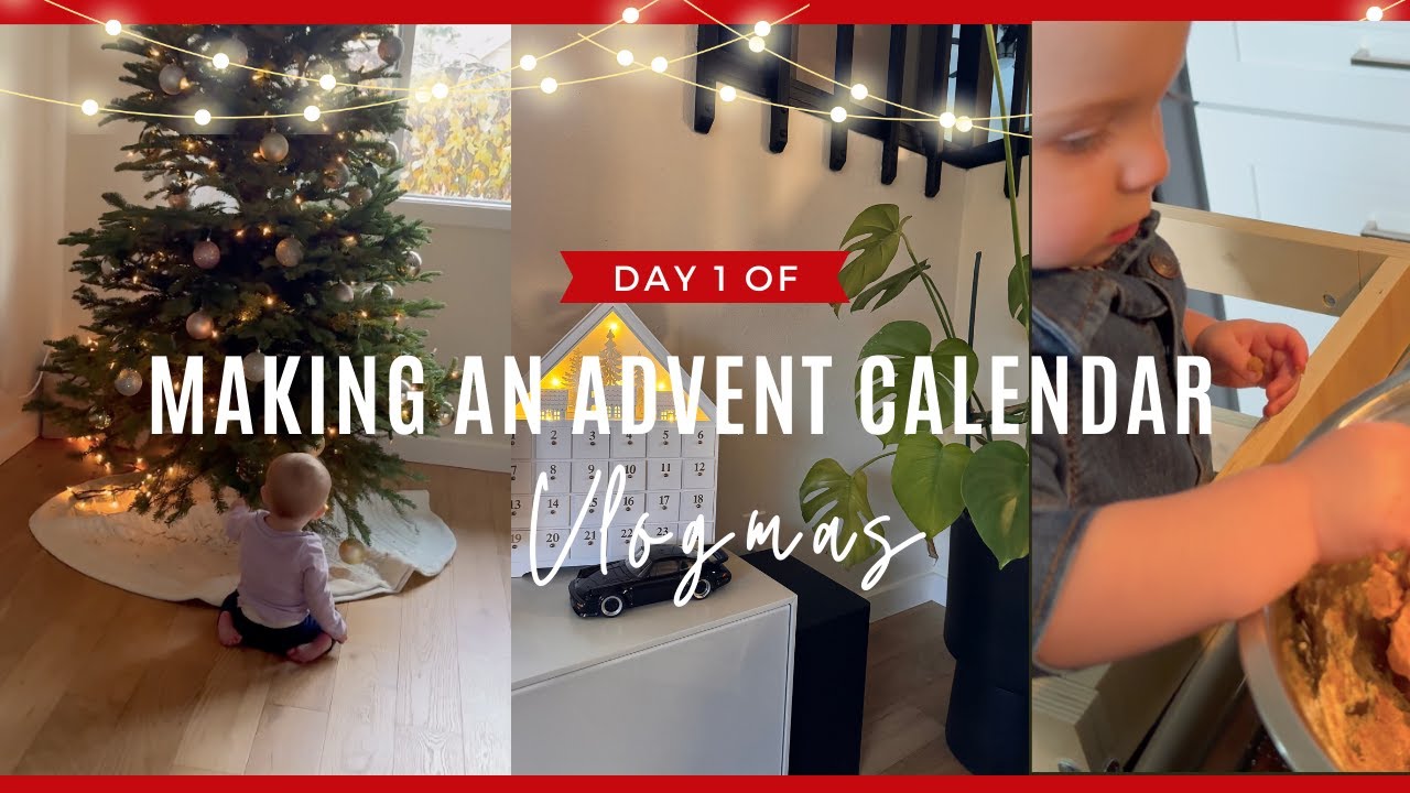 Vlogmas Day 1| Making Gingerbread Cookies | Starting Traditions | Advent Calendar Idea