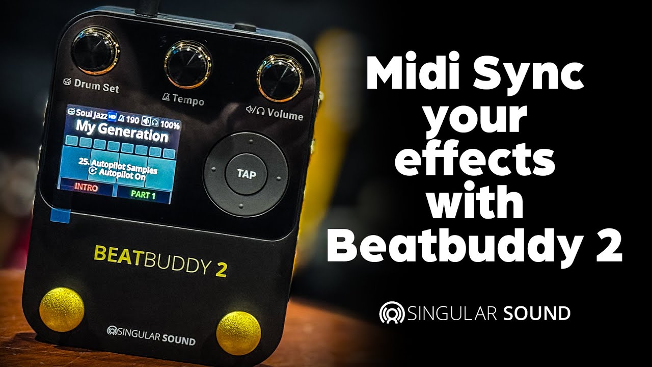 Midi Sync effects with the Beatbuddy 2