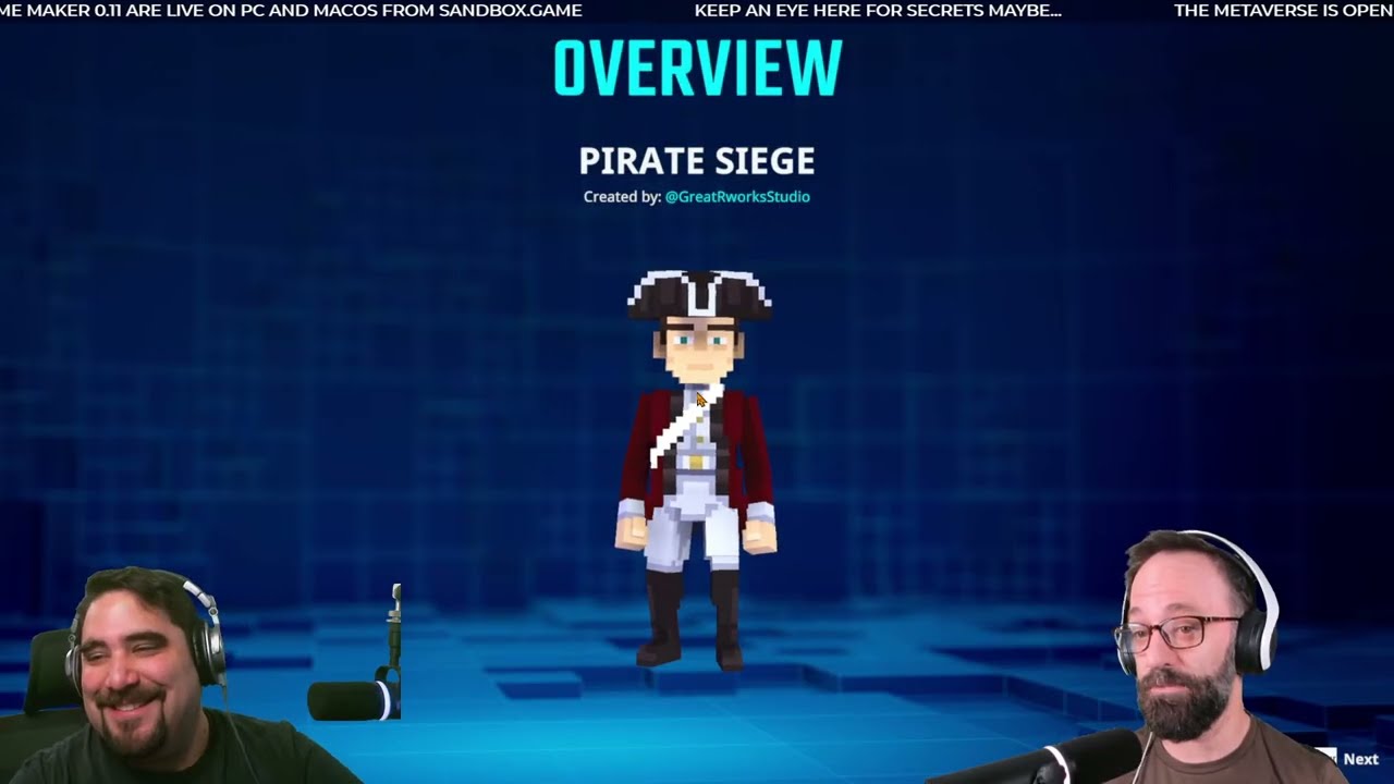 Braving the Sandbox's High Seas with @KamiSawZe and @LukusIsRight