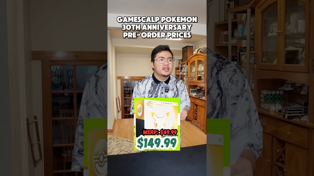 Цены на предзаказ Pok&eacute;mon к 30-летию и перекупщики GameStop #shorts