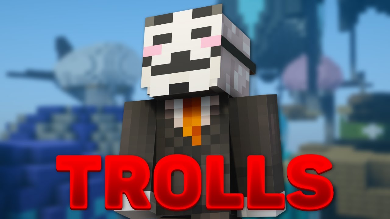 яростно набрасываясь на троллей в Bedwars