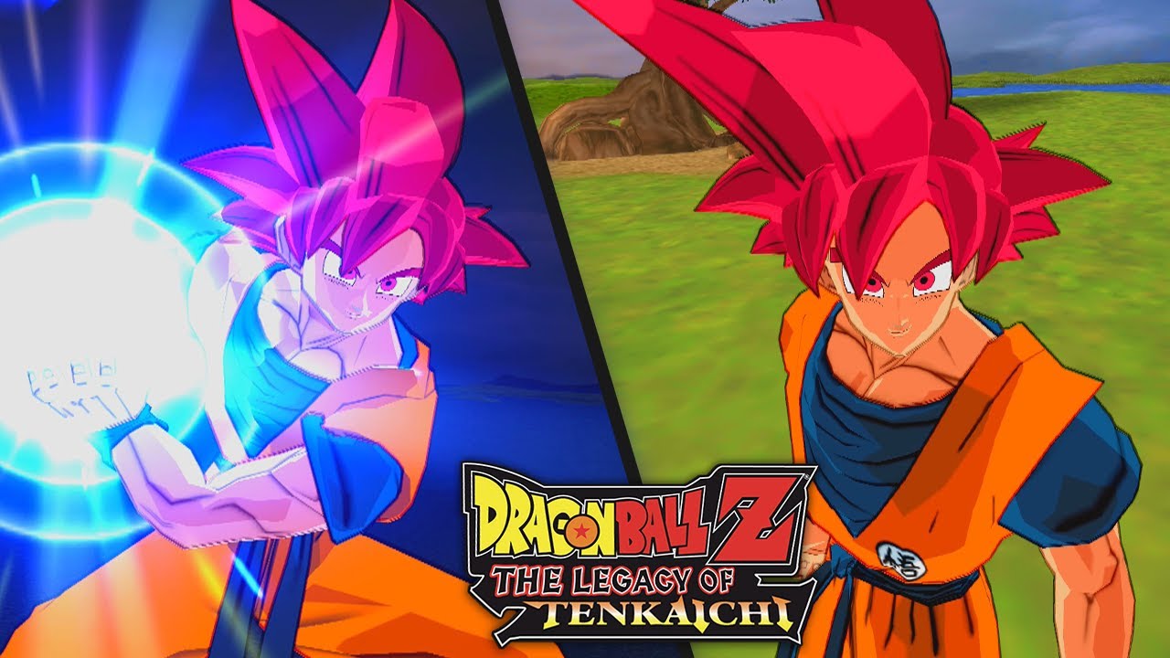 EL MEJOR GOKU SSJ DIOS MOD || DRAGON BALL Z THE LEGACY OF TENKAICHI GAMEPLAY