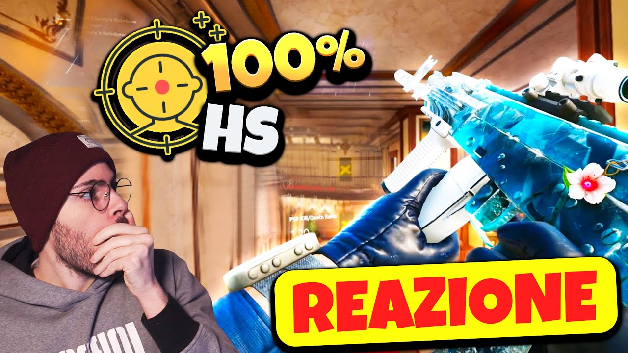 Aveva il 100% di HS?! (Reazione) - Rainbow Six Siege ITA