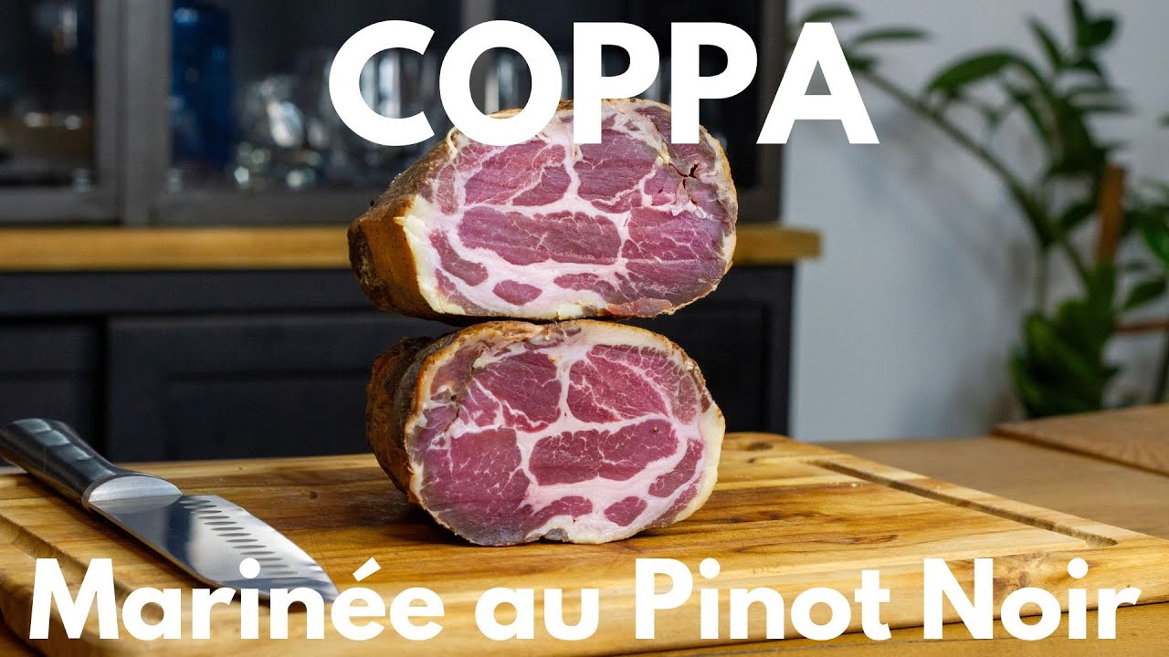 COPPA marinée au PINOT NOIR 🍷