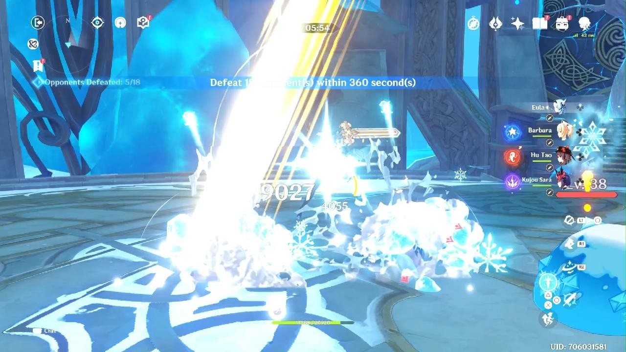 Genshin Impact - Domain Of Mastery: Frozen Abyss I (91)