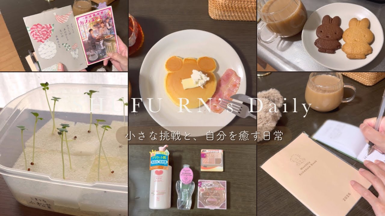 【主婦Vlog】初心者の水耕栽培｜パート後の夜ご飯と自分時間