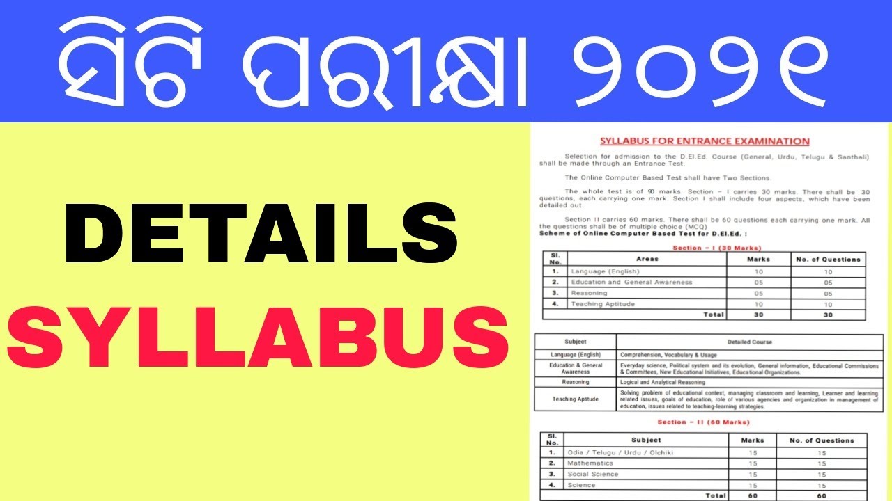 CT Exam 2021 || Details Syllabus Information