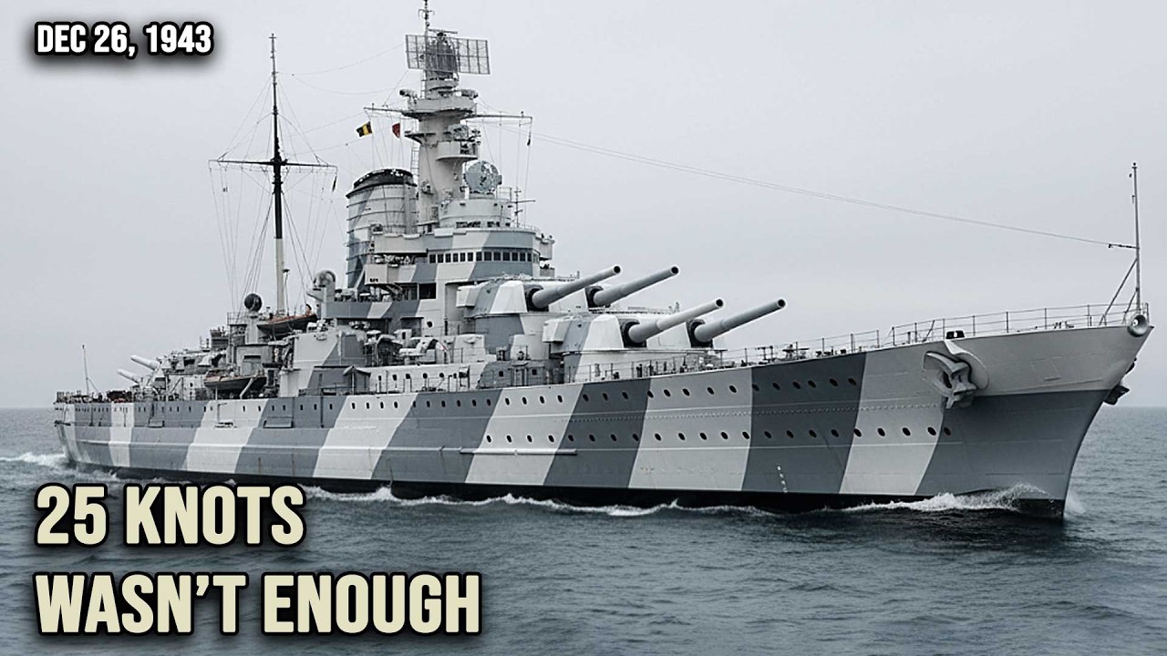 Scharnhorst Went Out Hunting — She Never Saw Who Was Waiting