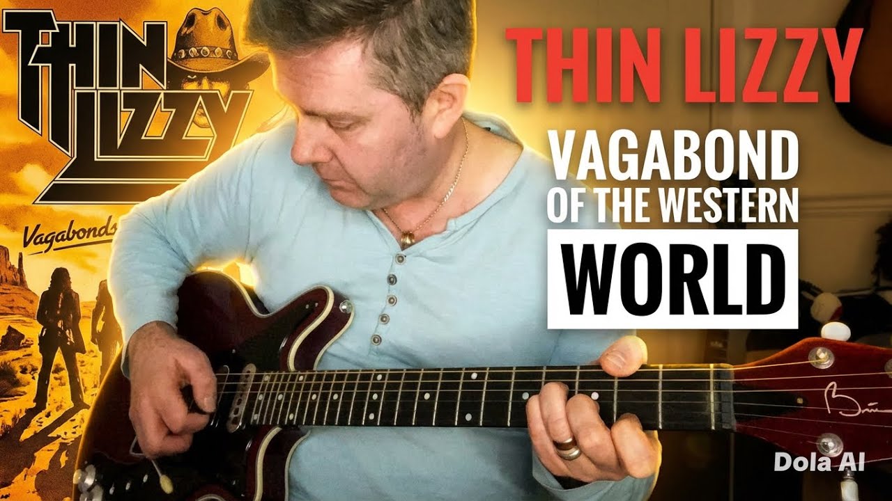 Thin Lizzy - Vagabond Of The Western World Guitar Lesson (Guitar Tab)