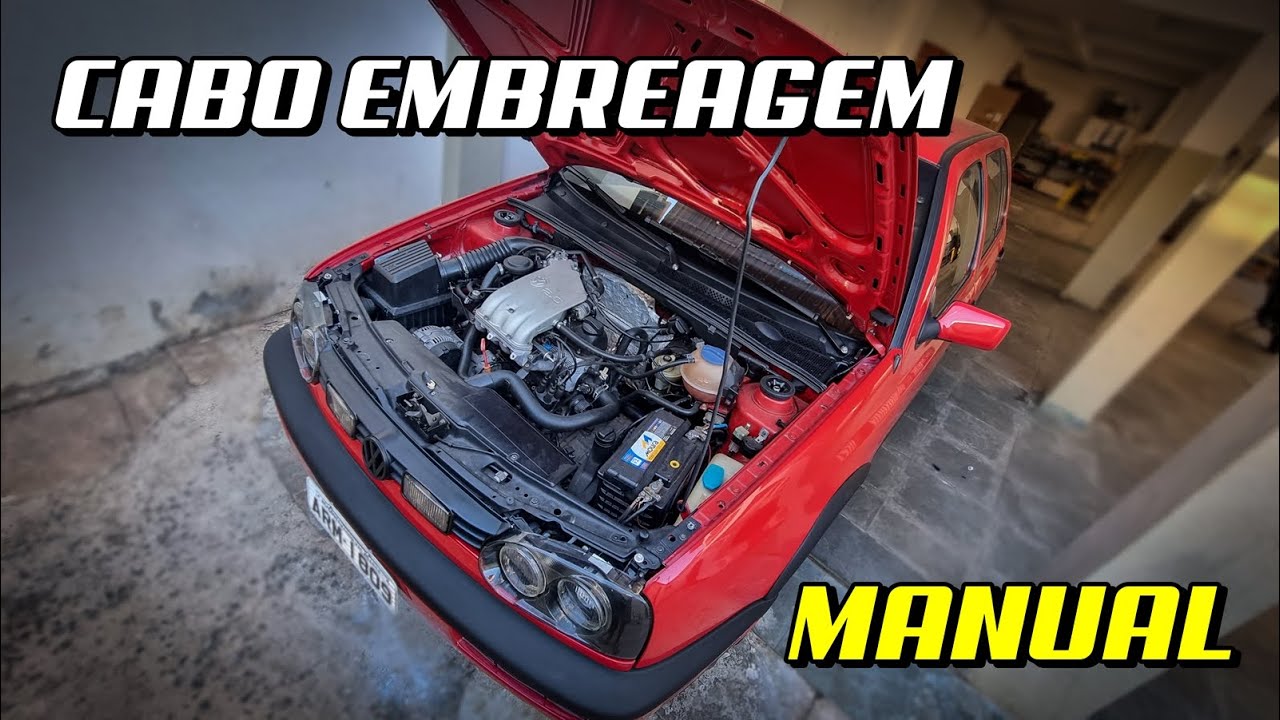 TROCA CABO DE EMBREAGEM MANUAL - GOLF MK3