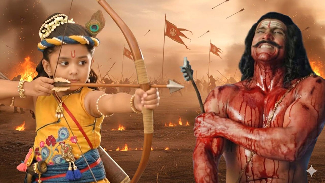 कान्हा ने जब कंश का तीर से वध किया मथुरा में मचा हाहाकार | #यशोमतीमैय्याकेनंदलाला || New EP #krishna