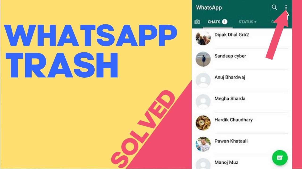 Как найти корзину WhatsApp на любом телефоне Android 2022