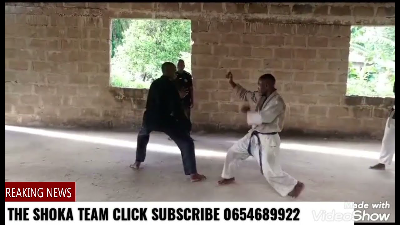 SENSEI BOB MALAGA AKIMUELEKEZA KIJANA WAKE NAMNA YA KUITENGENEZA KUMITE BORA NDANI YA THE SHOKA TEAM