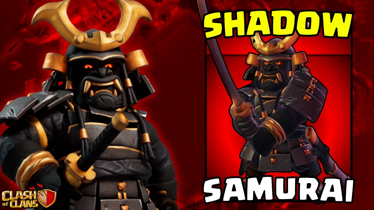 Is the NEW Shadow Samurai King Skin Worth It? (Clash Of Clans)