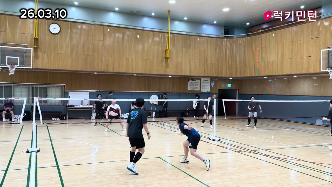 [26.03.10] 경기영상 | 럭키민턴(Luckyminton) #배드민턴 #badminton