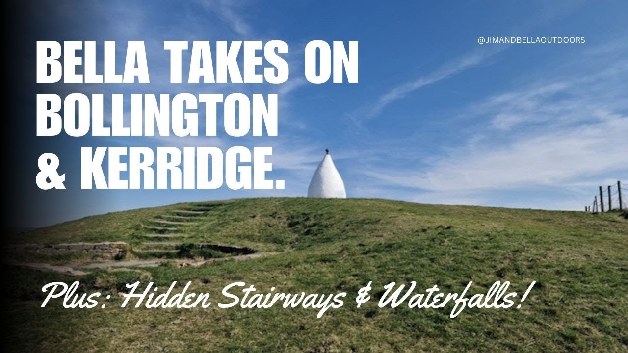 White Nancy & Bollington Circular Walk | 14KM Cheshire Hike with Bella - Waterfalls, Woods & Canals