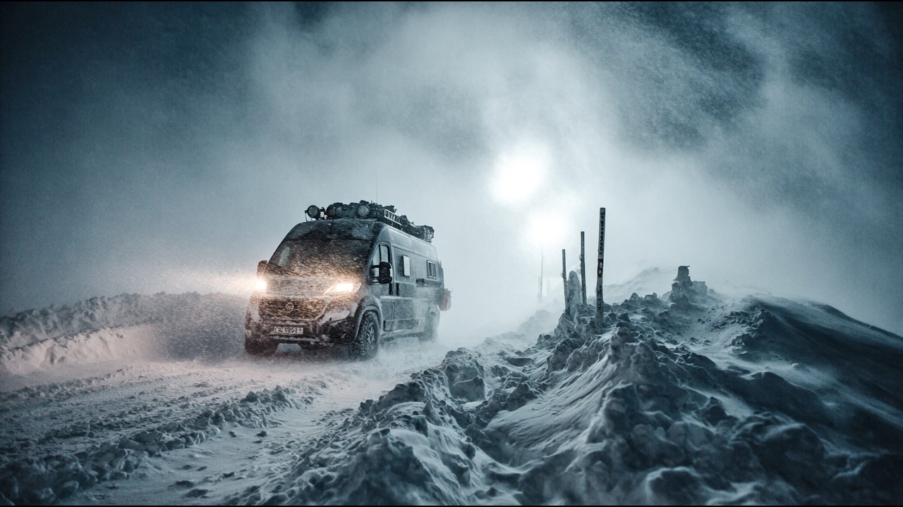 Surviving BLIZZARD & Insane SNOWSTORM in the Worlds HARSHEST Place! Winter Van Life Camping