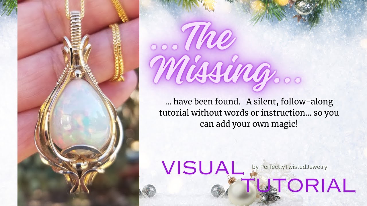 Silent Gold Opal Pendant - Visual Tutorial - O.Y.O.D.