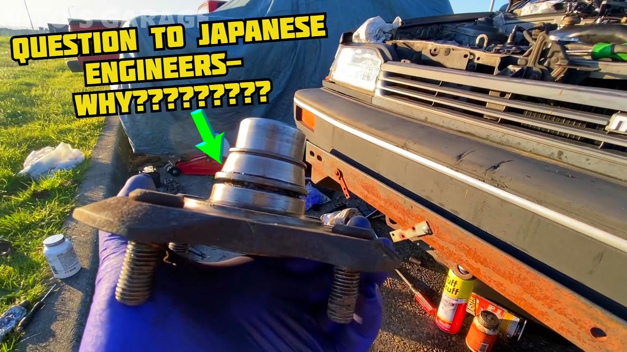 THE HARDEST BRAKE JOB IN THE WORLD!!! 1989 Mazda 323!! Try Yourself!