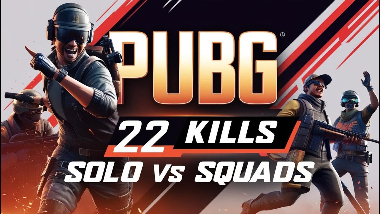 Solo Vs Squads! 22 KILL WIN!