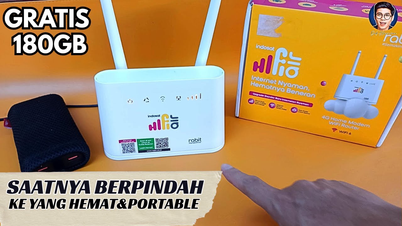 GAK PERLU PASANG WIFI LAGI! INTERNETAN HEMAT!  BISA DIBAWA-BAWA! Review Hifi Air Rabit CPE-R Modem