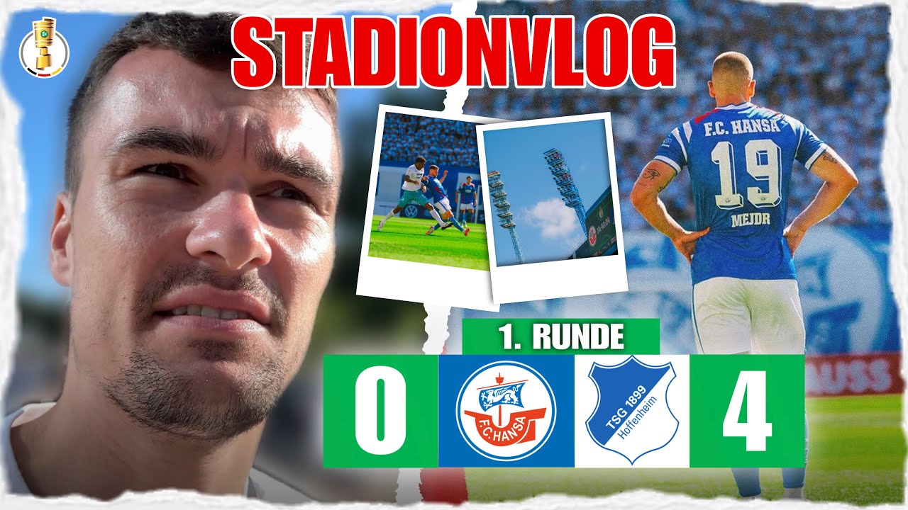 ALLE IN WEISS IM OSTSEESTADION 🤍🌊🤍| DFB-Pokal | FC Hansa Rostock vs. TSG 1899 Hoffenheim | VLOG