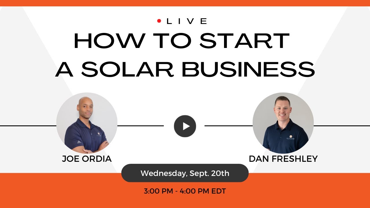 How to Start a Solar Business