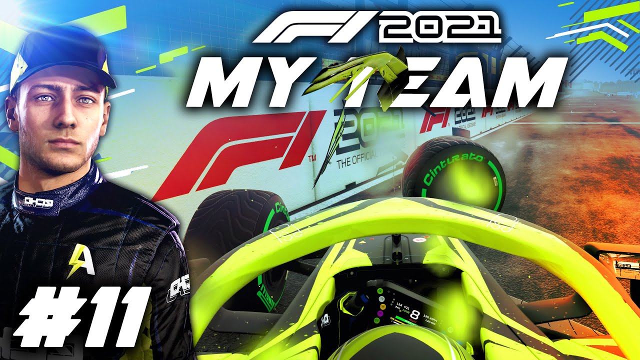 F1 2021 MY TEAM CAREER Part 11: MASSIVE CRASH IN THE RAIN WITH AN OLD RIVAL!