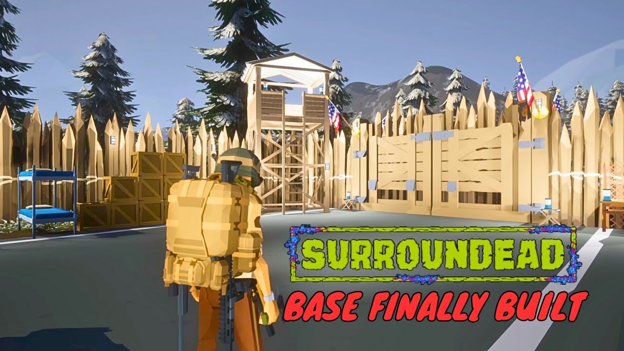 Base Built with a Watch Tower and Fun Scavenging. | SurrounDead Gameplay EP29 2023