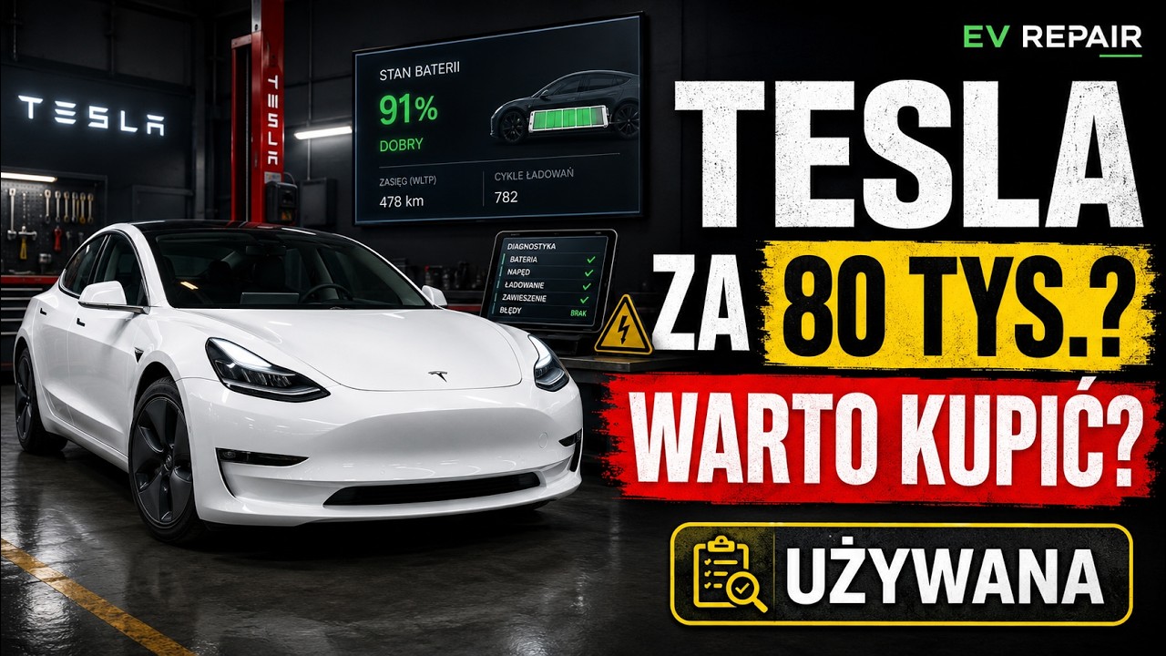 Is It Worth Buying a Tesla Model 3 for 80,000 PLN? | EV REPAIR