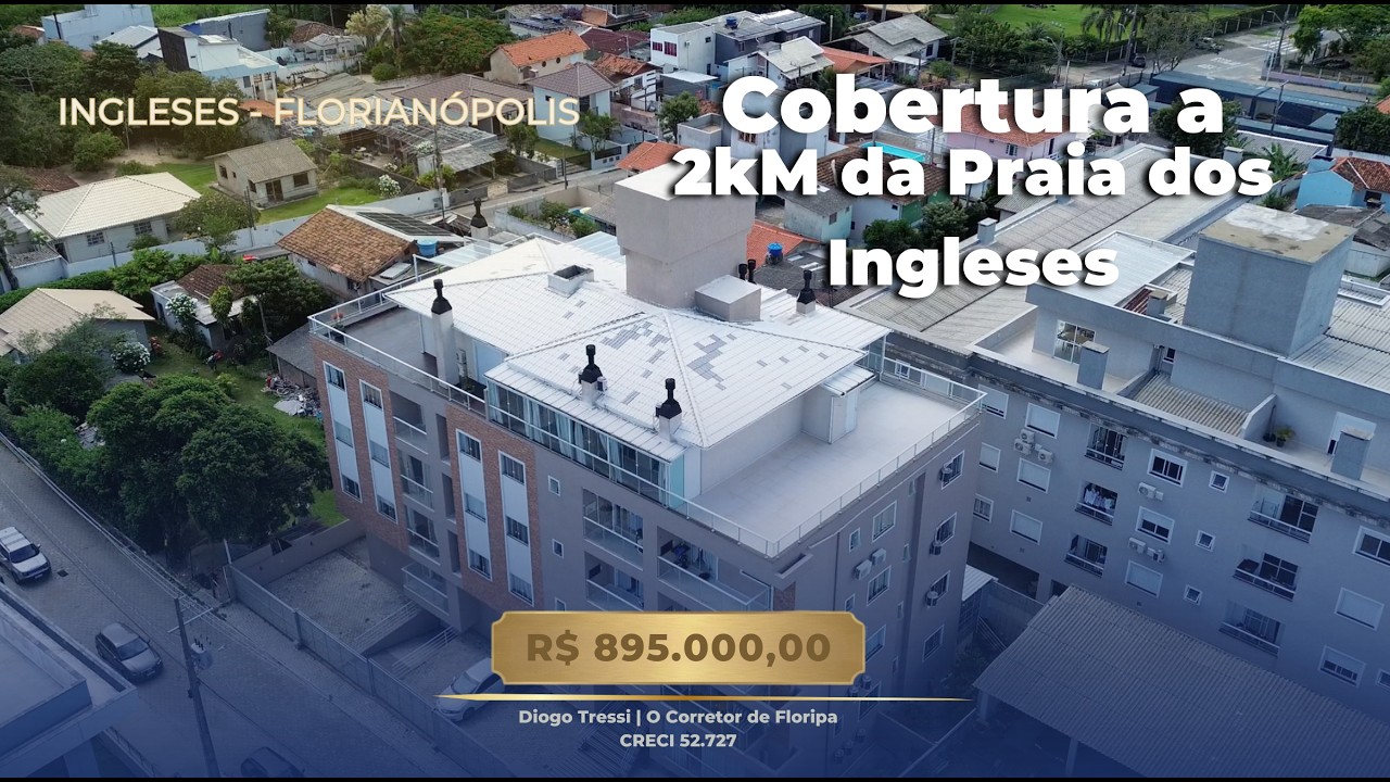 Vale a pena pagar R$ 895.000 nessa cobertura mobiliada nos Ingleses?