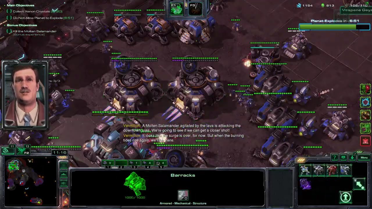 Starcraft 2 Co-op - Coordinated Defense Solo (P0 Raynor, Brutal)