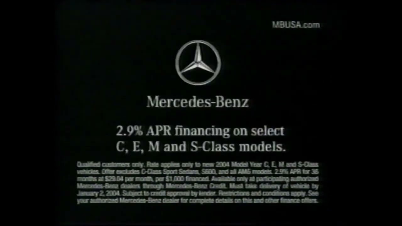 (Christmas Special) 2003-04 Mercedes -Benz Winter Dream Commercial