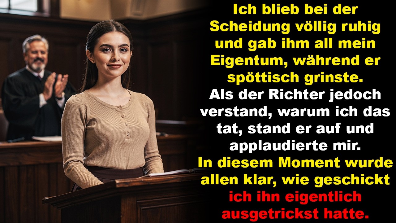 Mein Plan entlarvte den Trick meines Mannes – im Gericht applaudierte mir sogar der Richter!