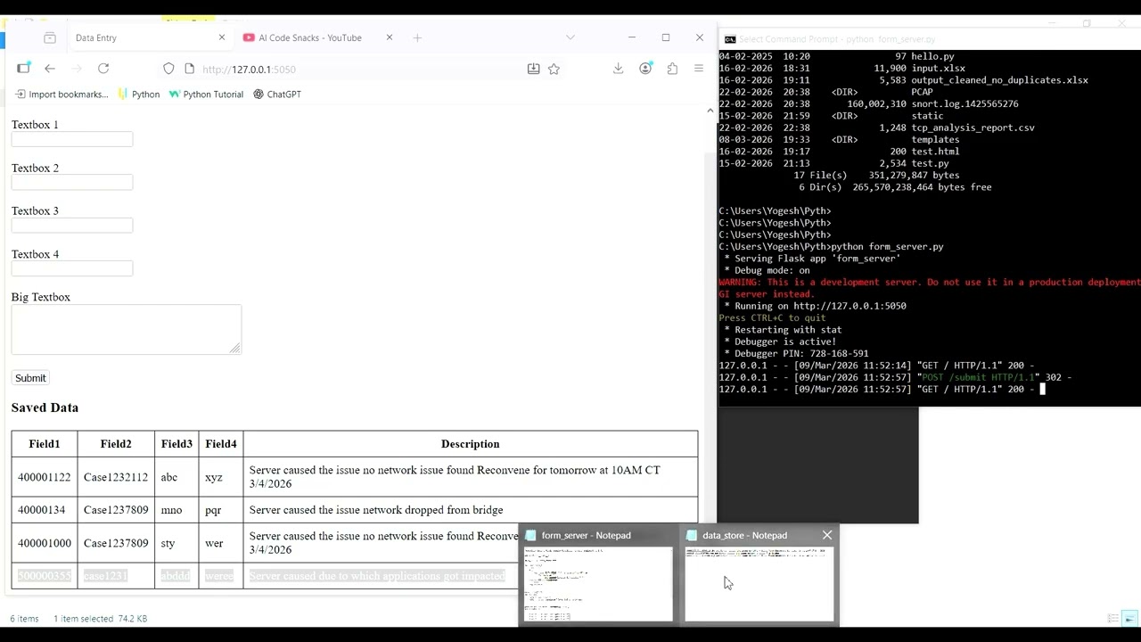 Python flask+HTML form. #python#flask#pythonproject#coding#programming#webdevelopment