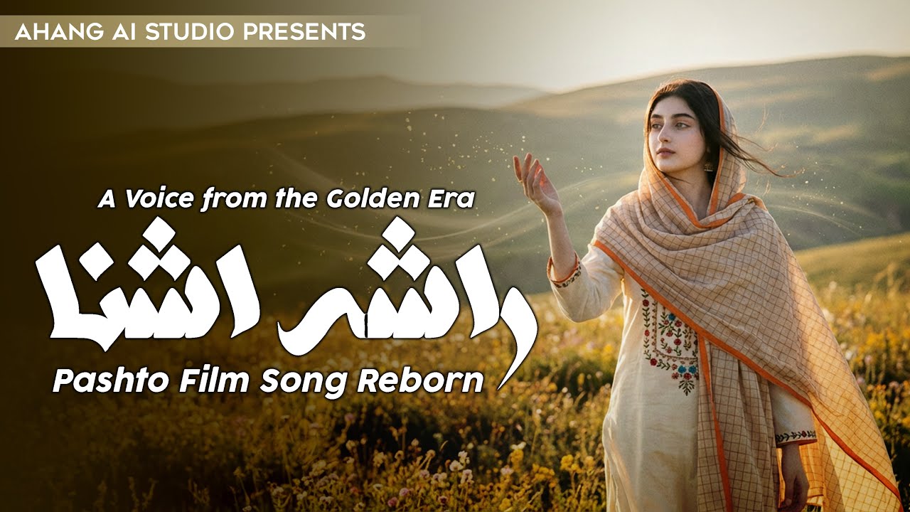RASHA ASHNA | Pashto Film Song Remake | AI Music Video | Gulnar Begum - Ahang AI Studio