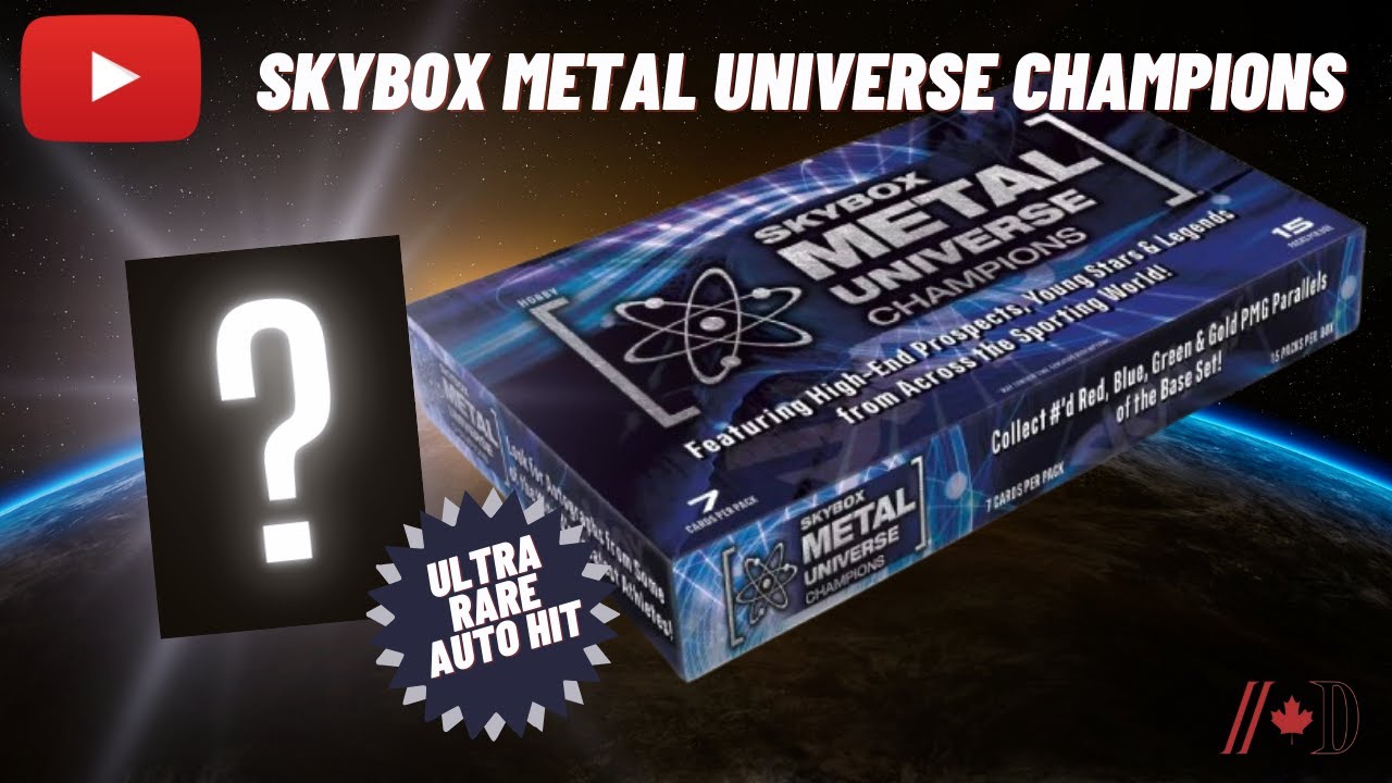 Skybox Metal Universe Champions - ULTRA RARE Auto Hit