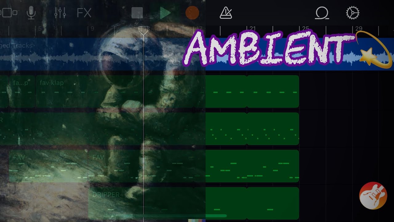 Making a DARK AMBIENT Trap Beat on GarageBand iOS #4!