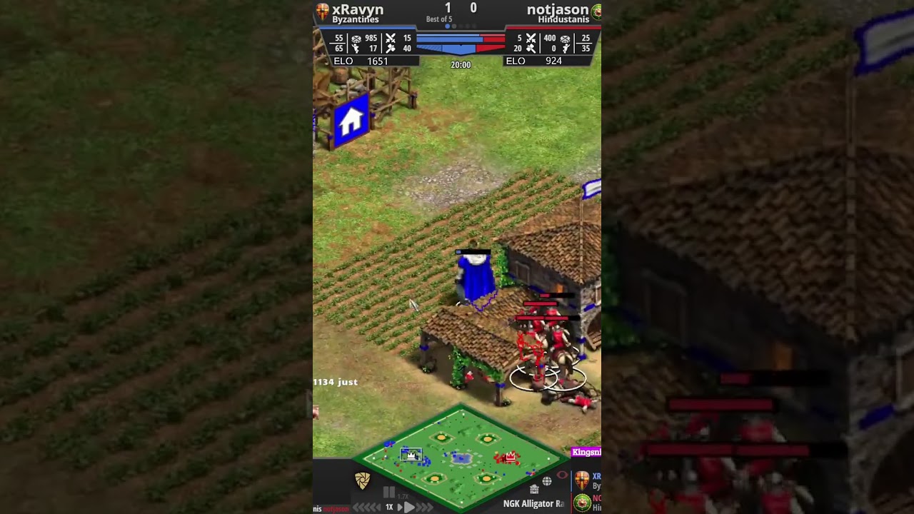 Lowest ELO SNIPE 900 vs 16XX!!! #twitch #gaming #funny #aoe2 #kingsnipe #grathwrang #games #comedy