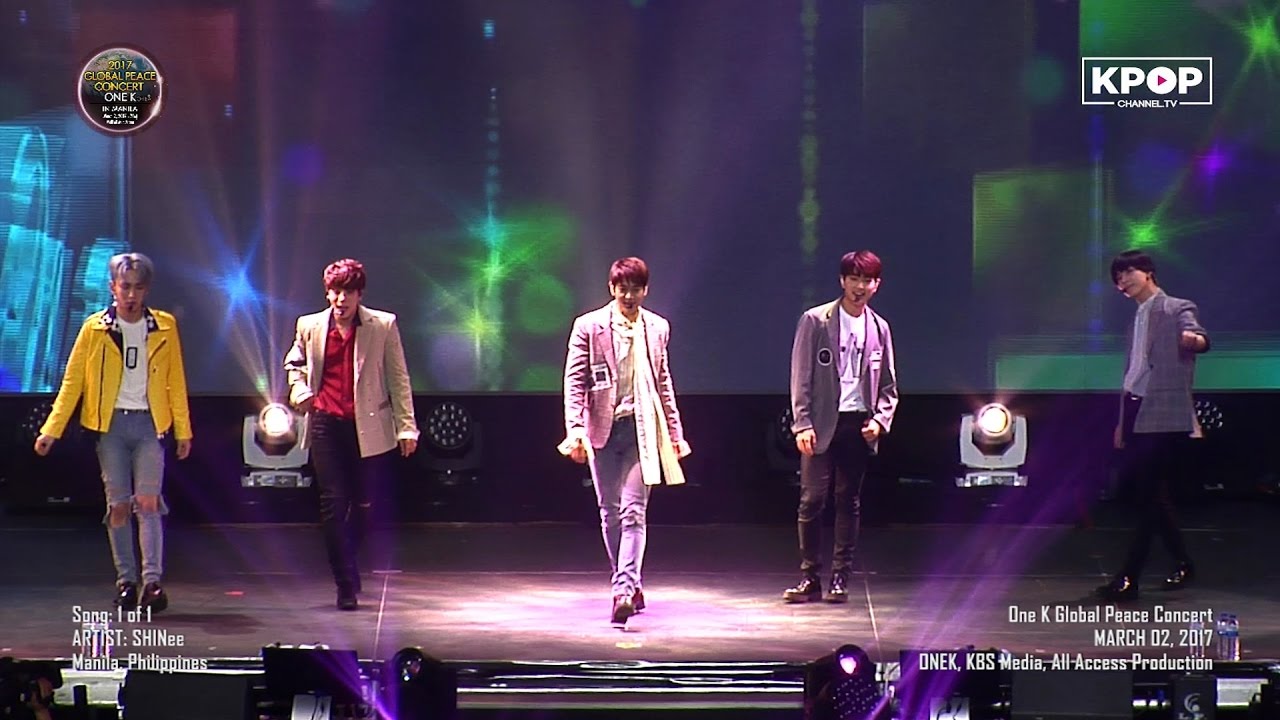 170302 SHINee 1 of 1 샤이니 at OneK Global Peace Concert
