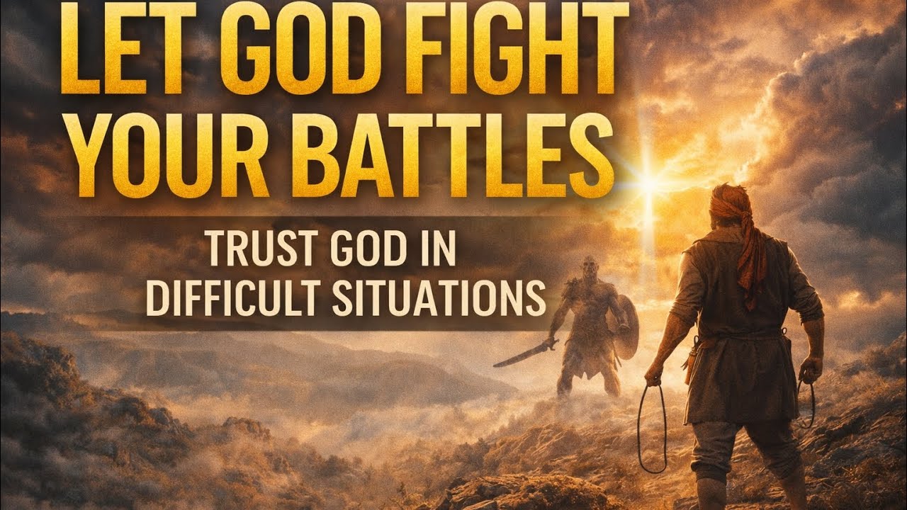 Let God Fight Your Battles | Trust God in Difficult Times 🙏