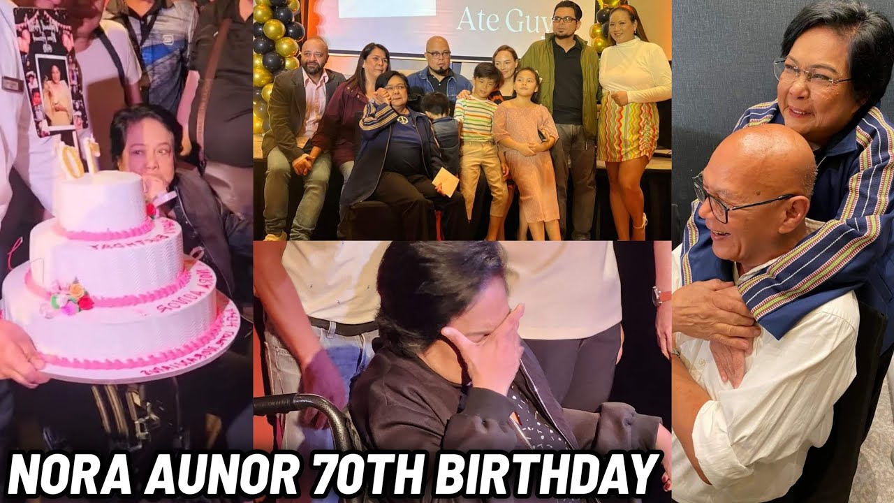 NORA AUNOR 70TH BIRTHDAY❤️NAIYAK ng SURPRESAHIN Siya BUONG PAMILYA sa Kanyang B-Day